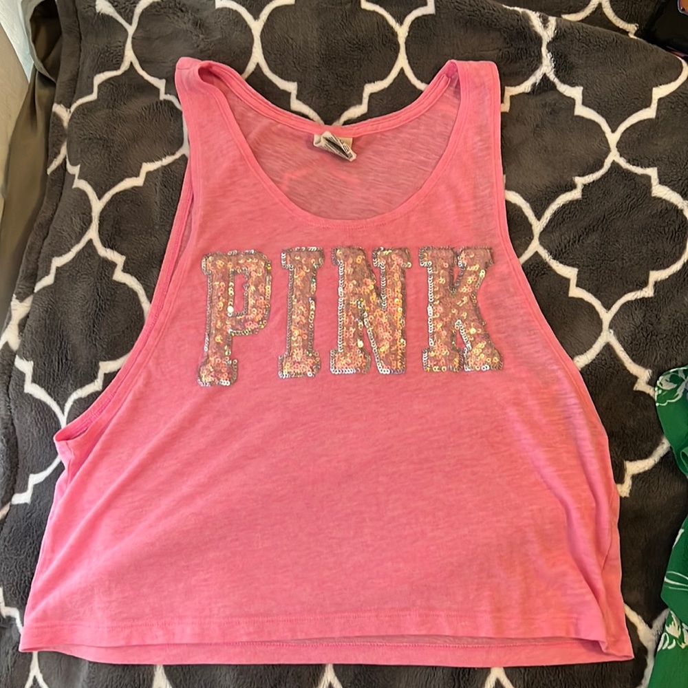 Pink brand tank top XS